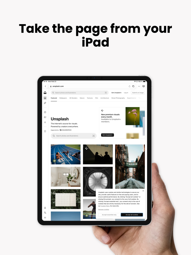 AirWeb - TV Web Browser Screenshot