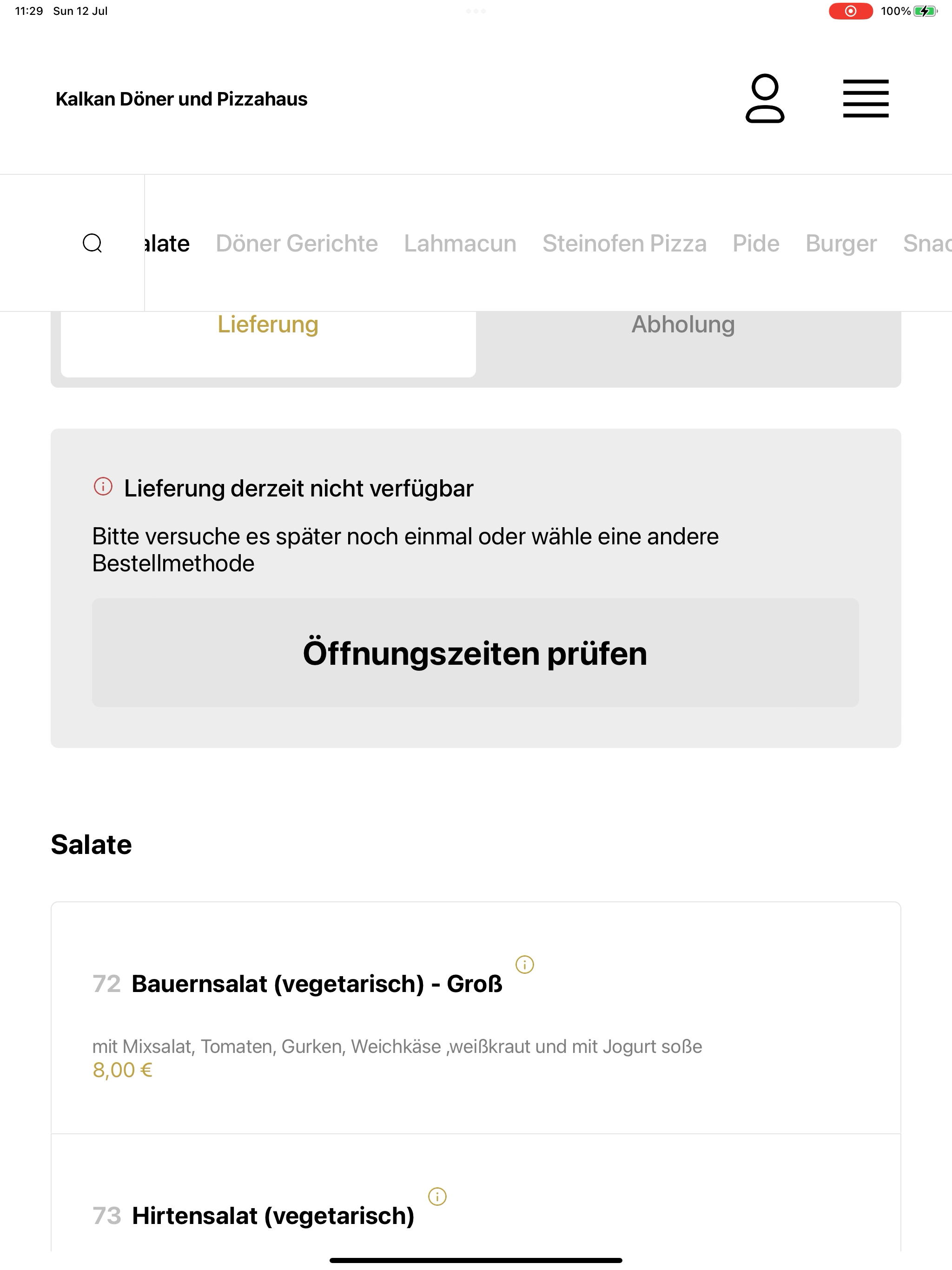 Kalkan Döner und Pizzahaus screenshot 14
