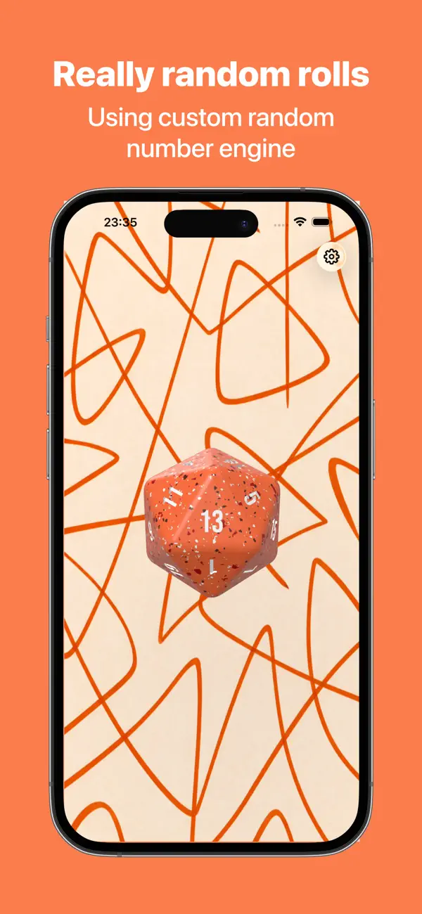 Screenshot #2 pour Digital Dice - Boring Dice