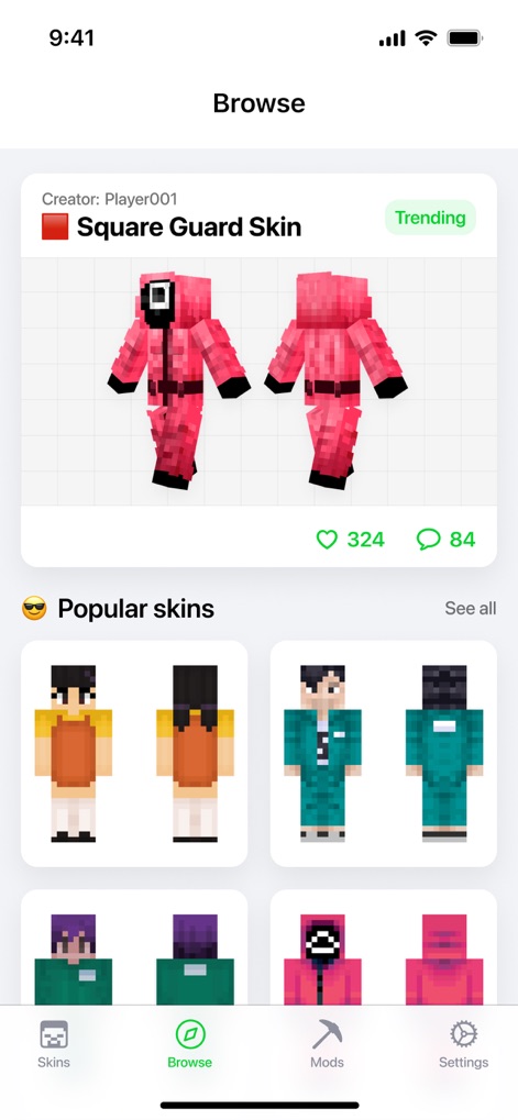 AI Skin Maker & Editor - Explorez la section 'Populaire' pour découvrir les skins les plus appréciés et parcourez les créations 'Tendance' pour rester à jour.