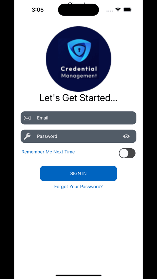 Credential Management - 1.0.3 - (iOS)