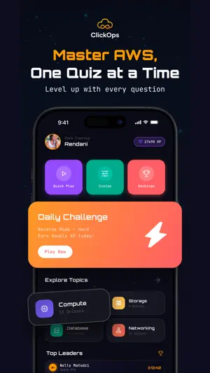 ClickOps - Cloud Quiz Game screenshot 1