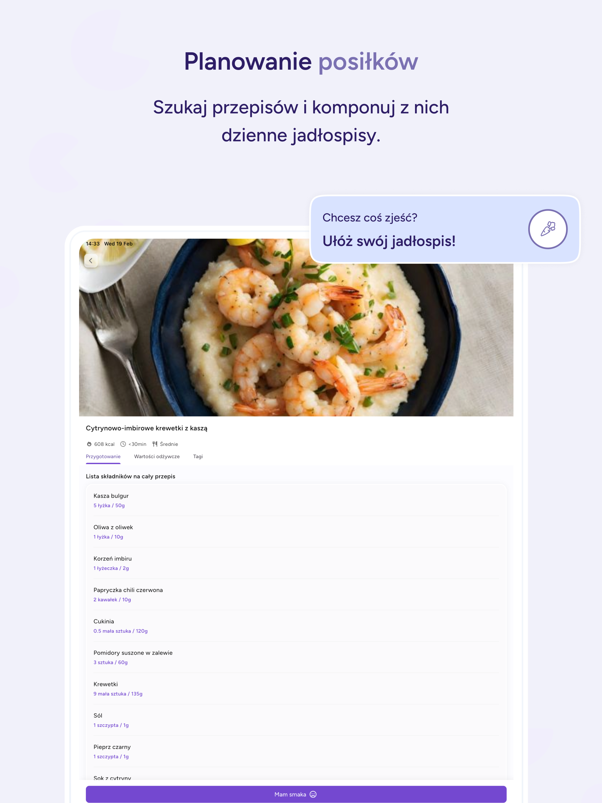 MyTrela: Dieta & Kalorie