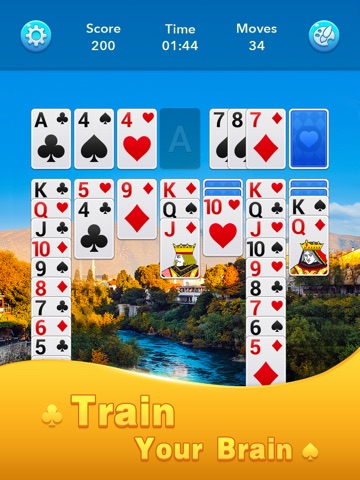 Solitaire Klondike! iPad screenshot