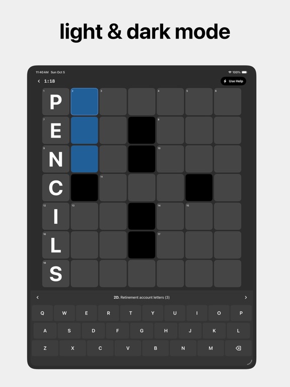 Crossword Chef - Daily Mini iPad screenshot 7 - Games app