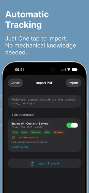 Cura: Car Maintenance Tracker screenshot 3