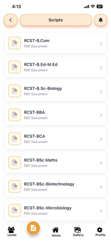 SRGI CRM screenshot