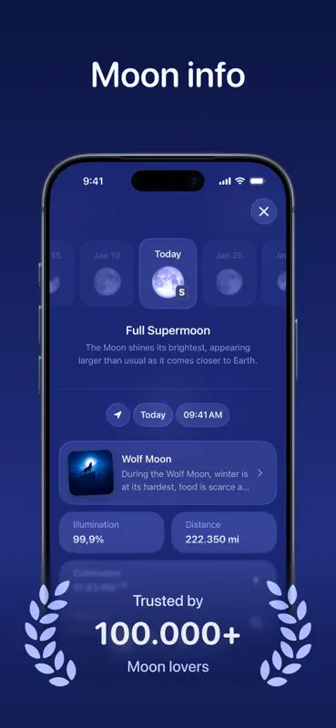 Moonlitt: Moon Position & Map screenshot 10 of 10