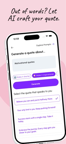 Quotesmatic: Quotes & Status screenshot