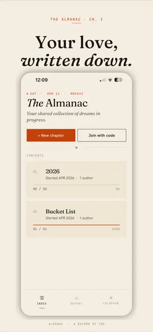 Almanac | Couples Bucket List screenshot 1