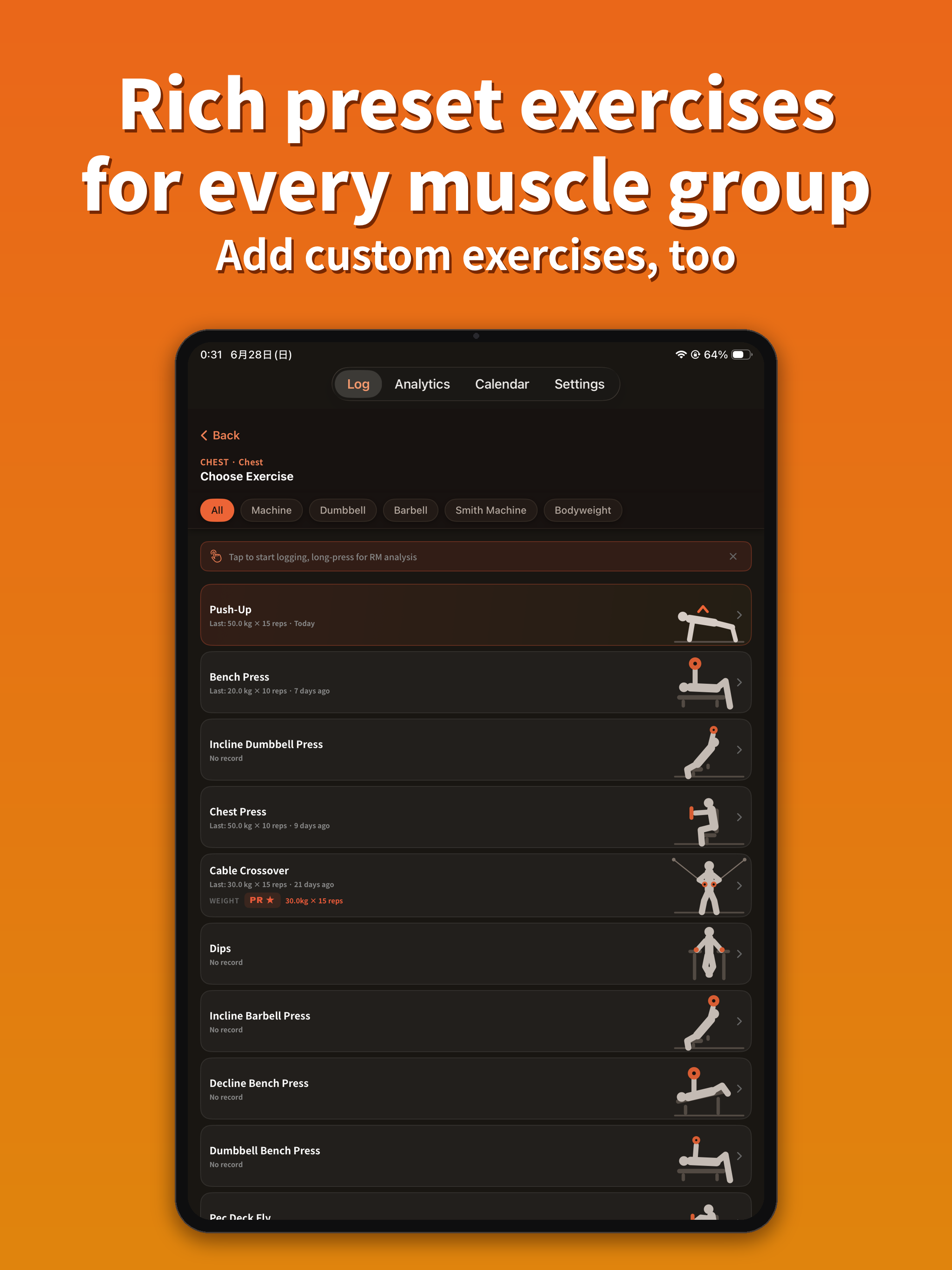 LogMus - Workout & Gym Log
