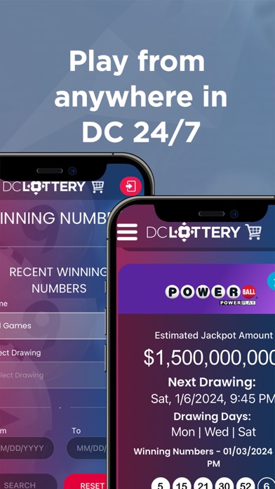 DC Lottery Official App Screenshot