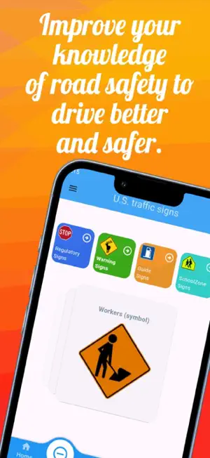 US Traffic Signs: DMV Quiz screenshot 2