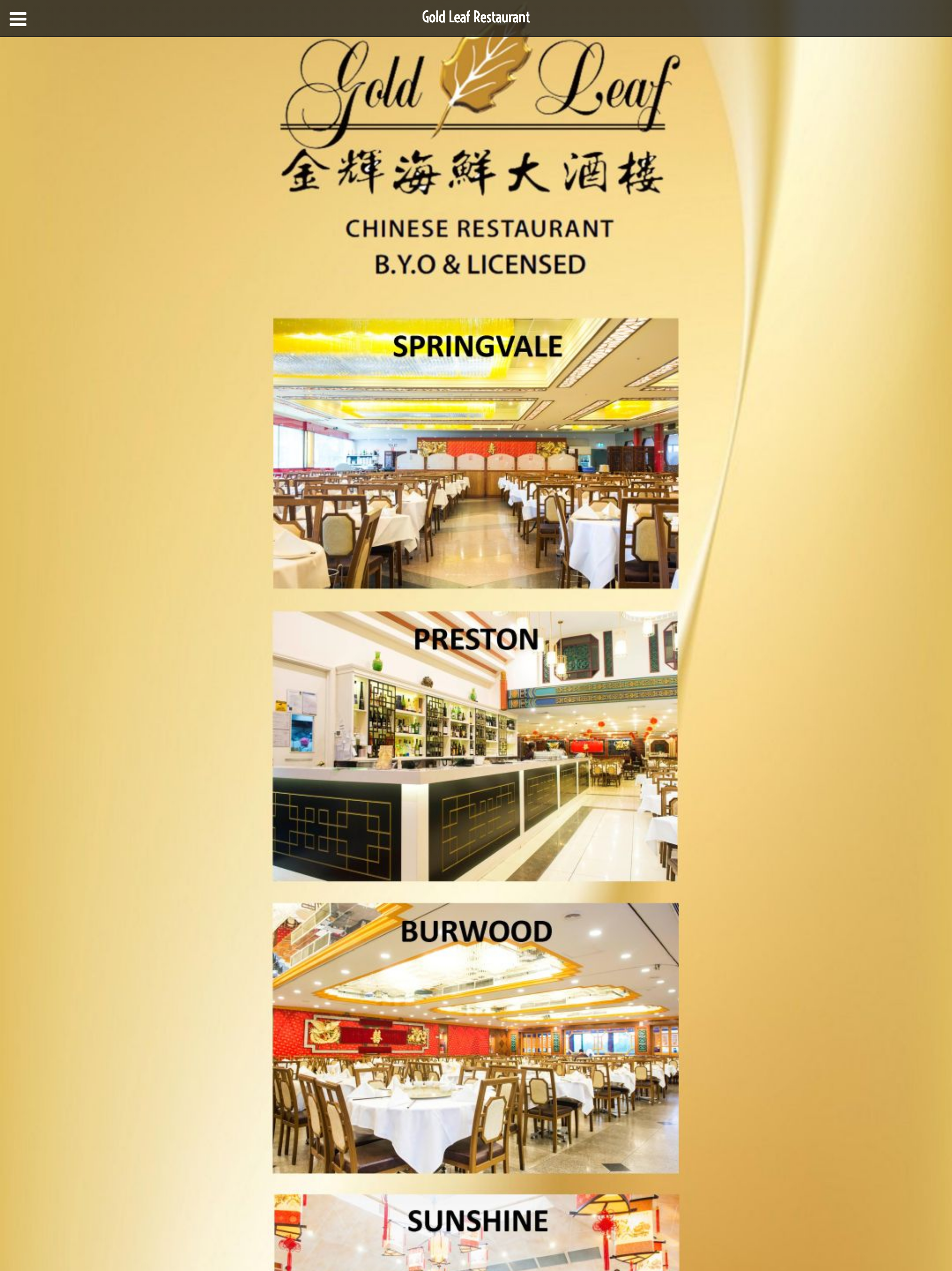 Gold Leaf Restaurant Group screenshot 6