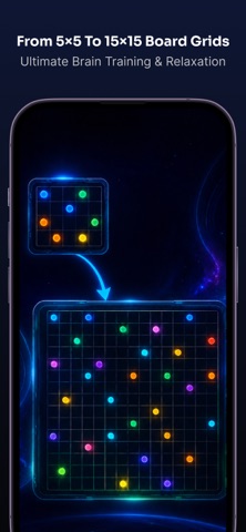 Color Link Puzzle: Griddots iPhone screenshot