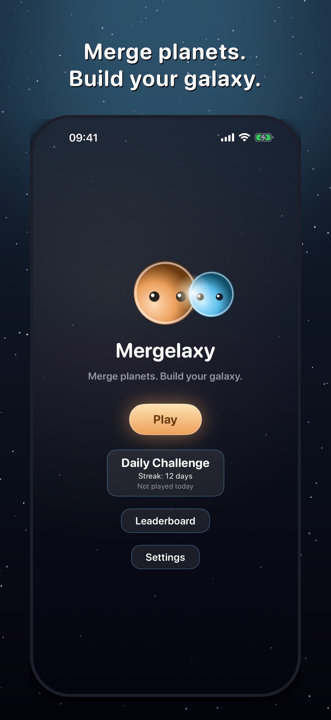 Screenshot 1 of Mergelaxy: Planet Merge