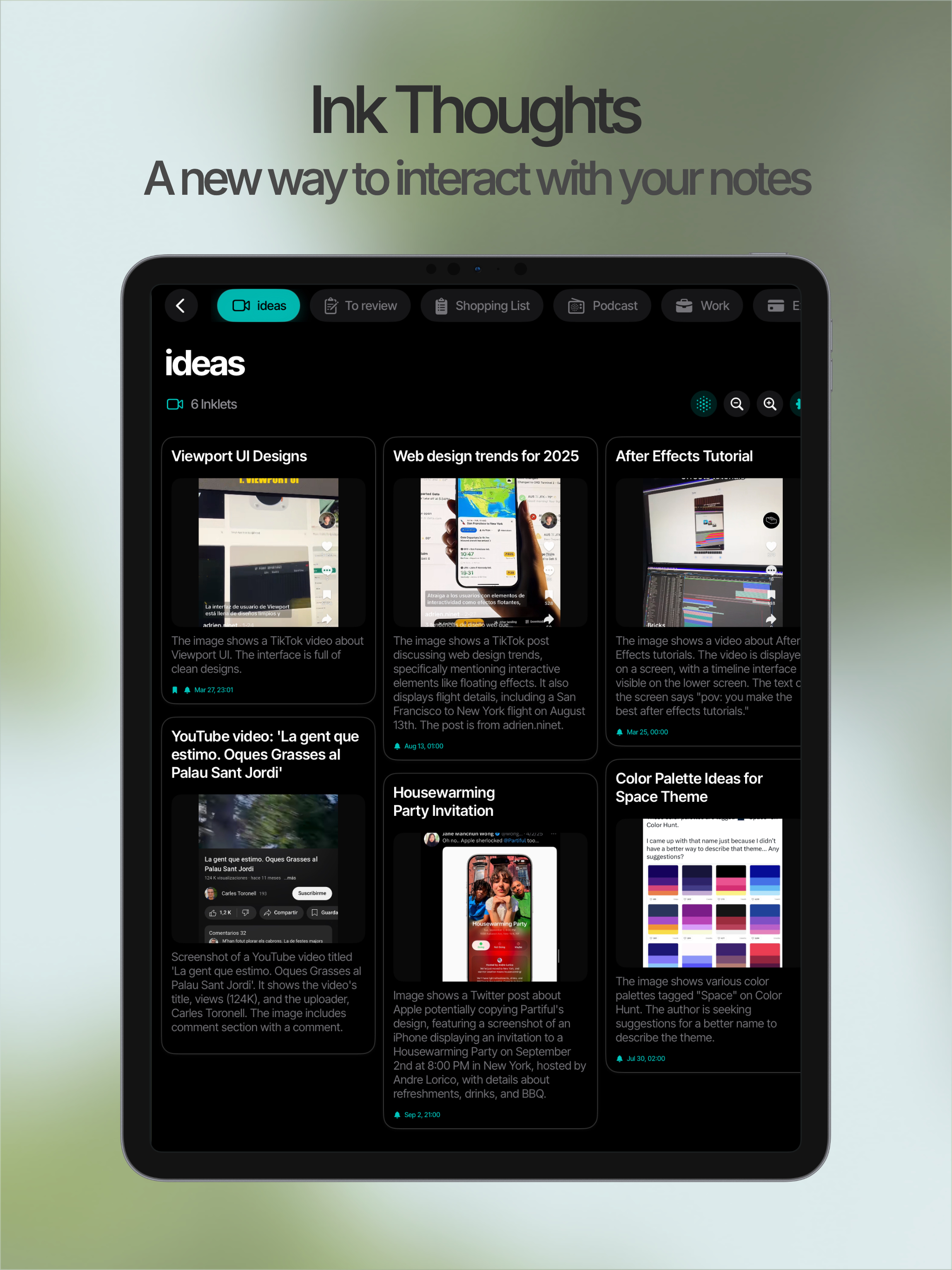 Ink Thoughts: Easy AI Brain screenshot 8
