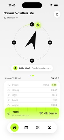 Namaz Vakitleri Lite Screenshot 2 of 7