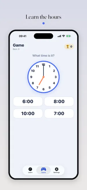 Learn to Tell Time: Saat screenshot 1