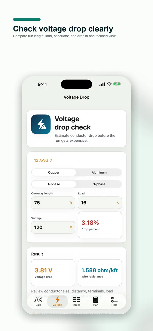 Screenshot #2 pour Electrical Pocket Ref