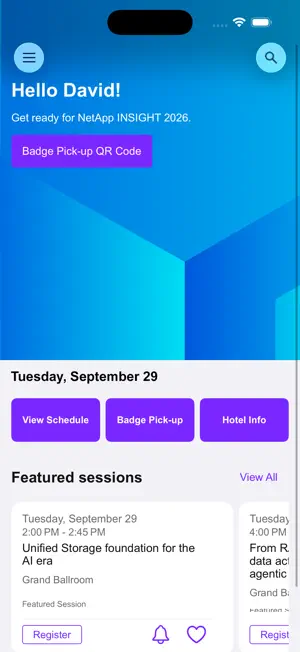 NetApp Events screenshot 3