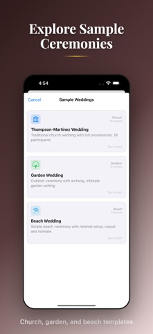 Processional screenshot