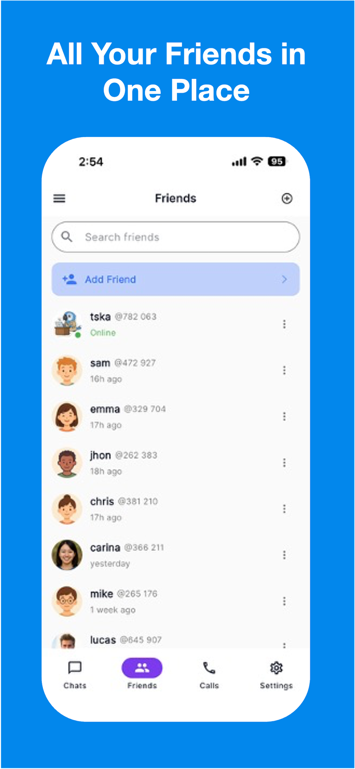 Parrot Chat Messenger screenshot 2