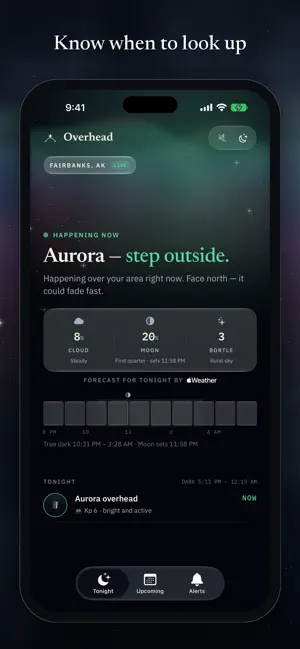 Overhead - Night Sky Scanner screenshot 1