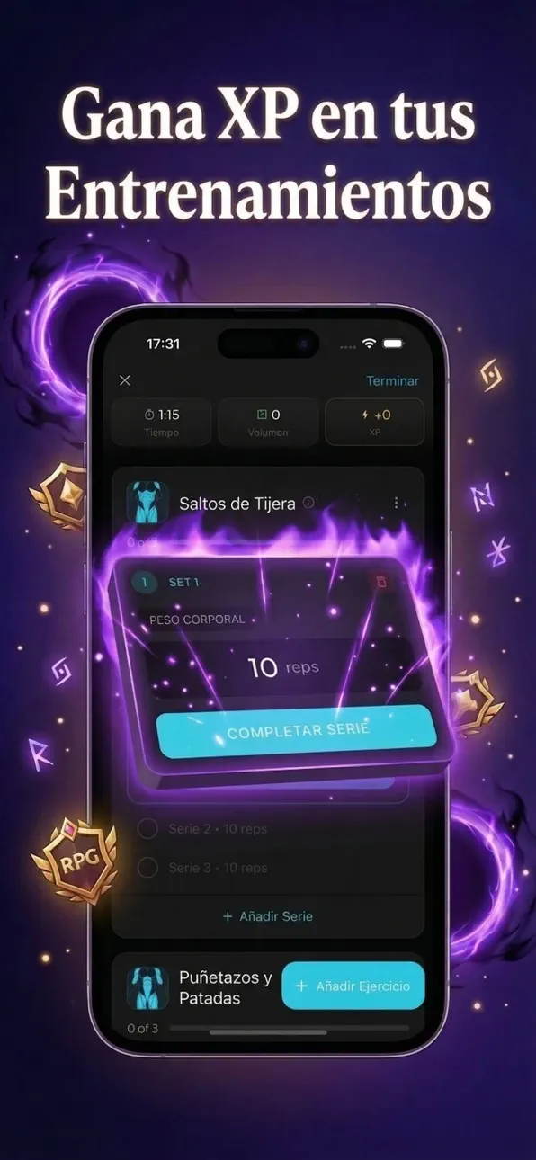 GymLevels: Ranked Gym Workouts iOS Mod IPA screenshot 1 - iOS app interface