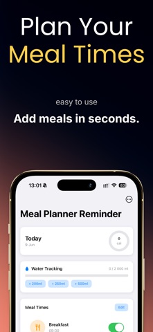 Simplio Meal Reminder Screenshot 1 of 6