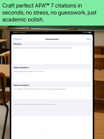 Citation Generator Lite ipad screenshot 3