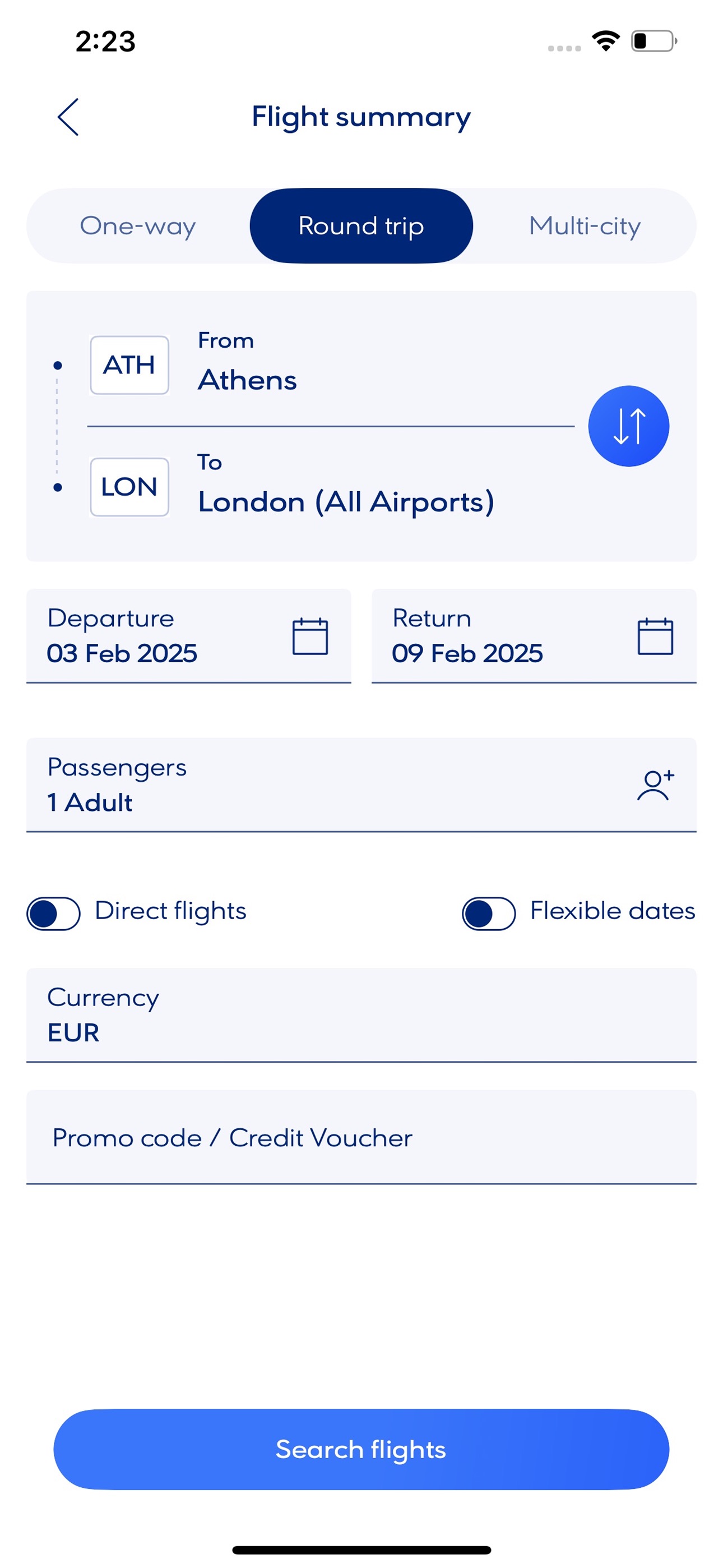 Screenshot 2 of Aegean Airlines