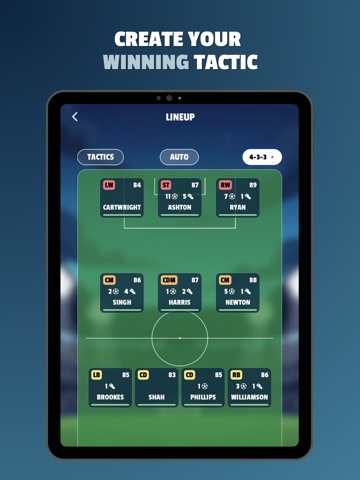 FootLord - Football Manager iPad screenshot