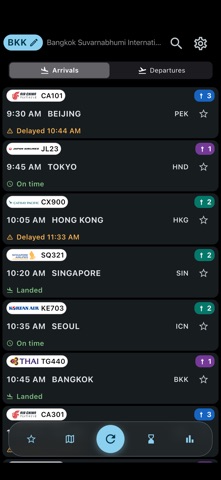Bangkok Suvarnabhumi Airport iPhone screenshot