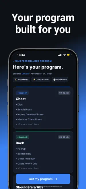 AtlasFit - Set Log & Playbook screenshot 3