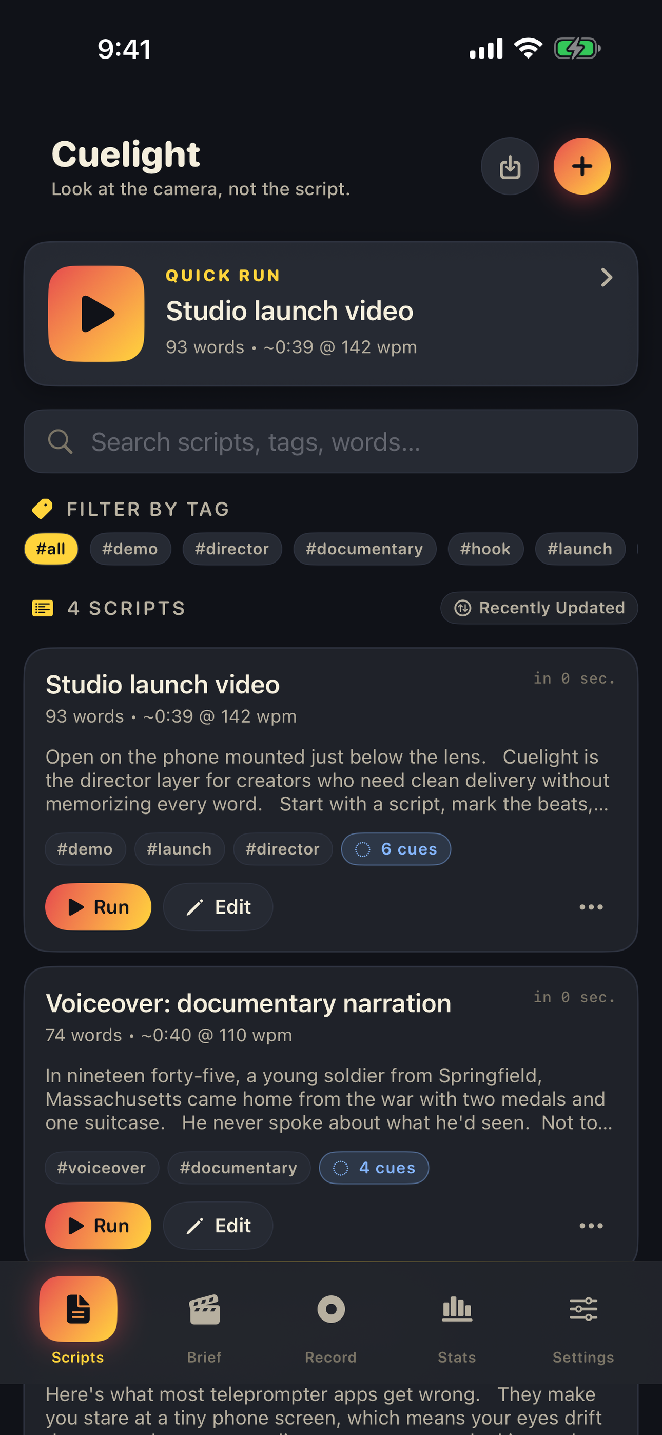 Cuethelights screenshot 1 of 6