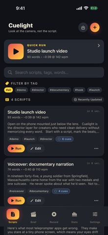 Cuethelights screenshot