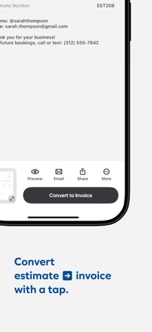 Invoice Generator: Sim Invoice iPhone screenshot