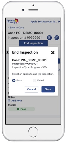 Pinellas County Inspections iPhone screenshot