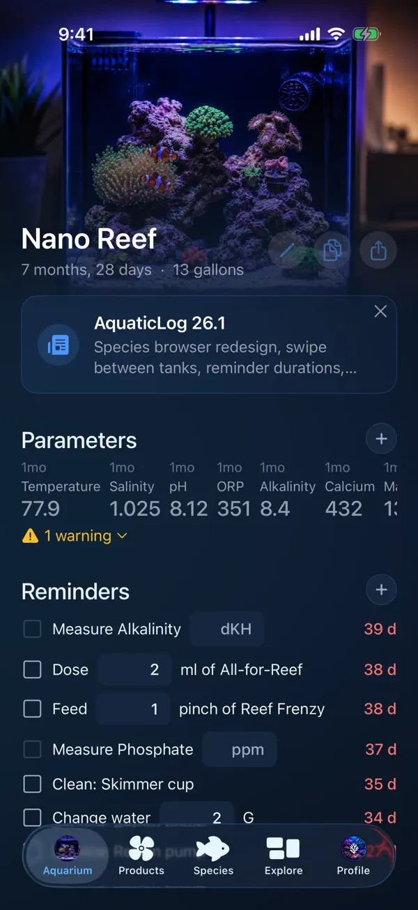 Screenshot #2 pour AquaticLog