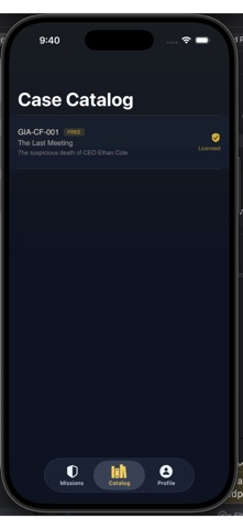 GIACaseFiles screenshot 2