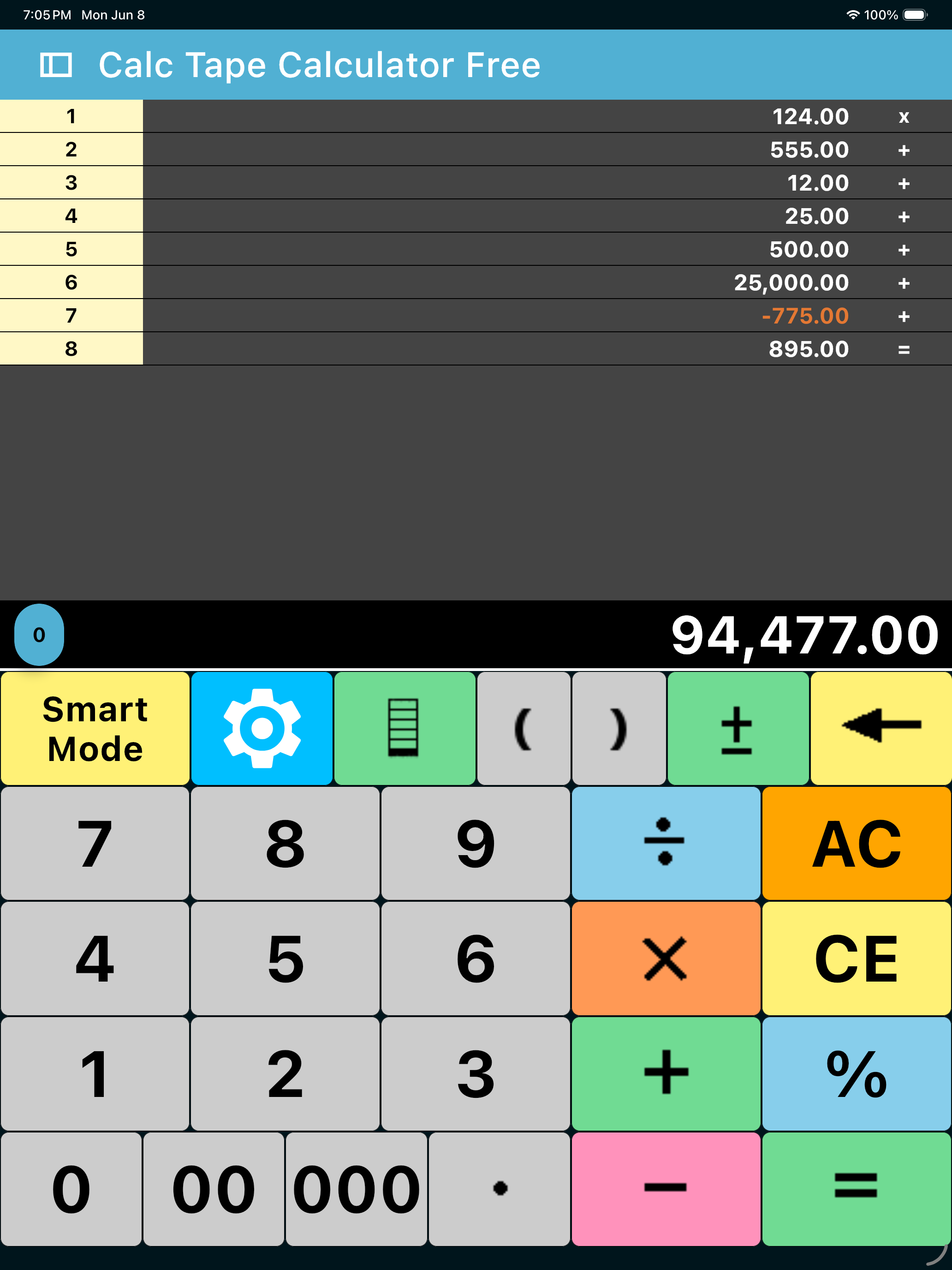 Calc Tape Calculator Lite