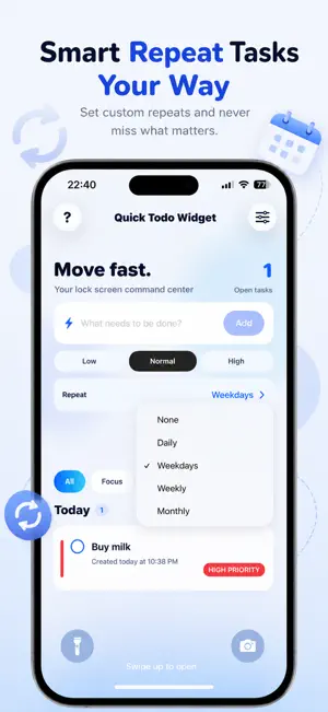 Quick Todo: Recurring Tasks screenshot 3