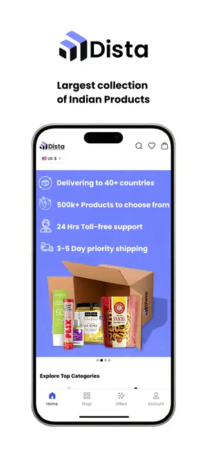 Dista - Authentic Indian Goods screenshot 1