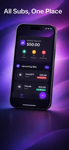 SubscHub: Track Subscriptions Screenshot 1 of 5