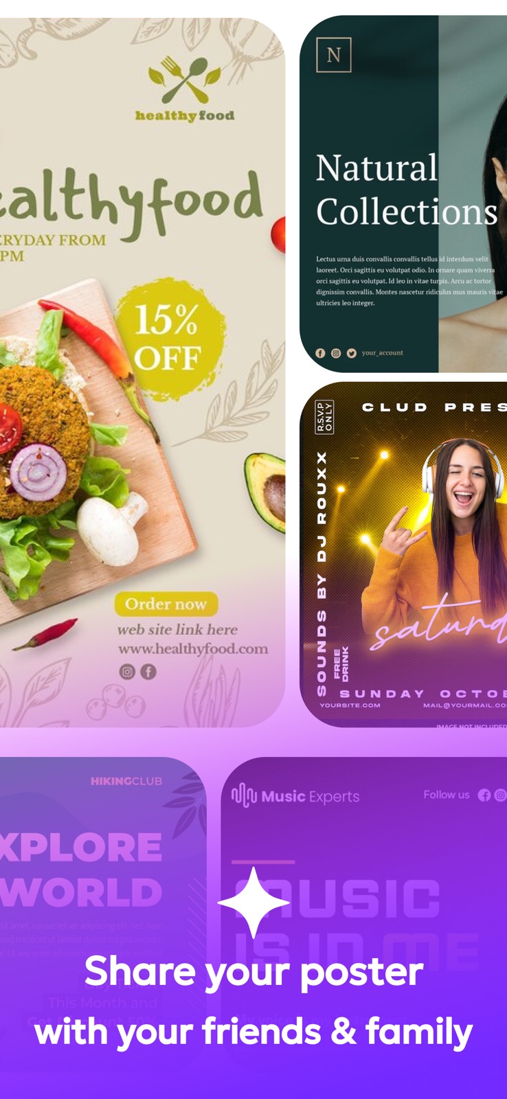 Poster Maker: Flyer Creator AI iphone screenshot 3