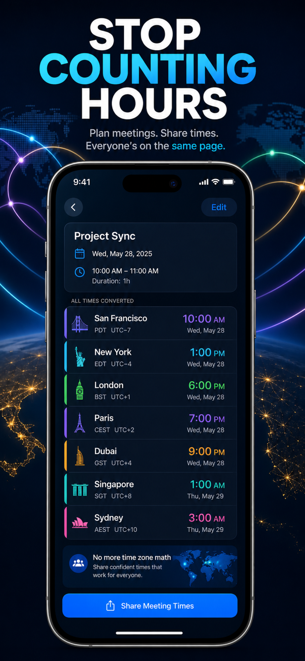 World Clock & Time Zones screenshot 8