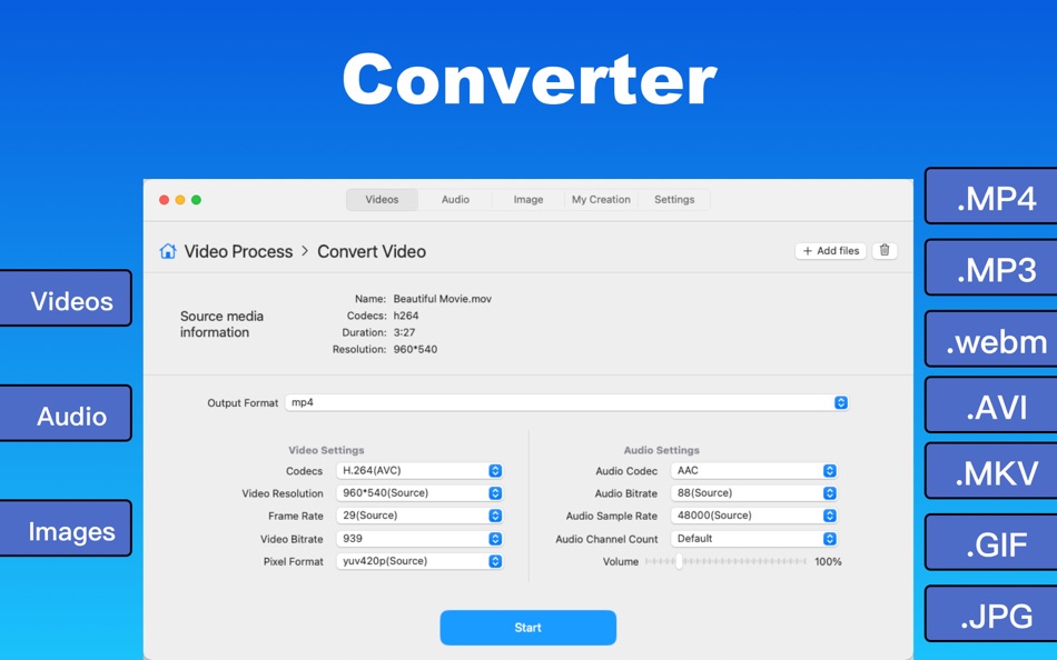 Video converter - transcoder - 1.0 - (macOS)