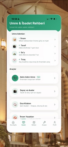 UmrePro: Bireysel Umre Rehberi iPhone screenshot