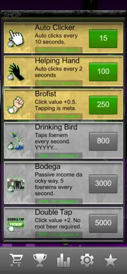 FOENEM Clicker iPhone Screenshot 2